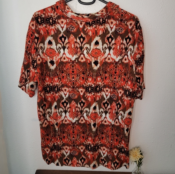 Vintage 2 Piece Coord Set Koret Skirt & Top XL Extra Large Boho Coordinating - Picture 11 of 13